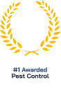 #1 awarded pest control badge